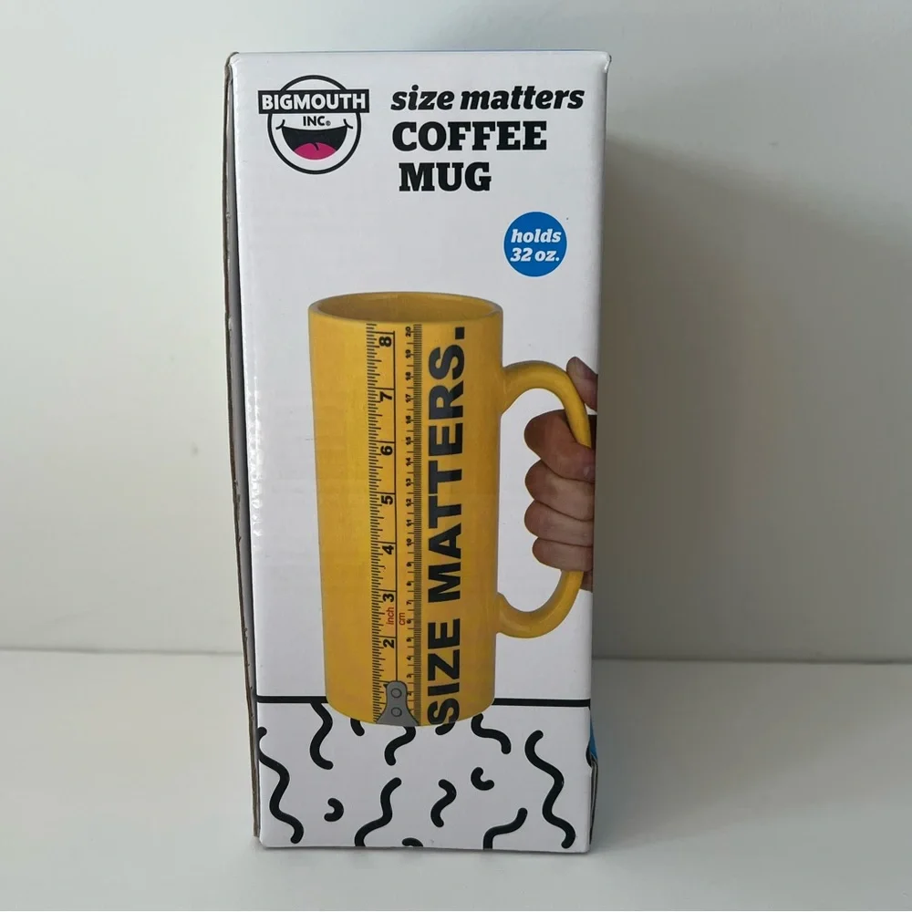 Big mouth INC  size matters message coffee cup 32 oz 😄 - Picture 5 of 8